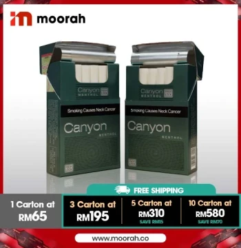 Canyon Menthol Premium (1 Carton / 10 Packs)