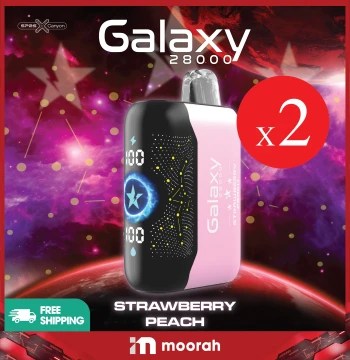 Galaxy Classic - Strawberry Peach [2 PCS] 28K Puffs